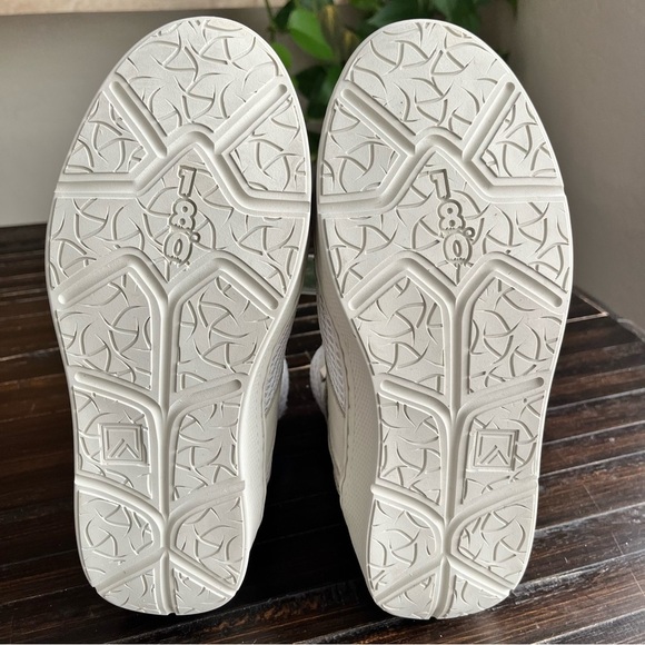 SANDRO MOSCOLINI Mesh Studded High Top Sneakers In Ivory - Picture 13 of 15